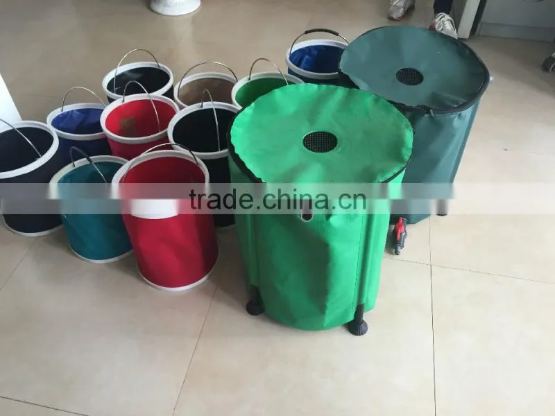 Hydroponic reservior pvc garden rain barrel/water butt