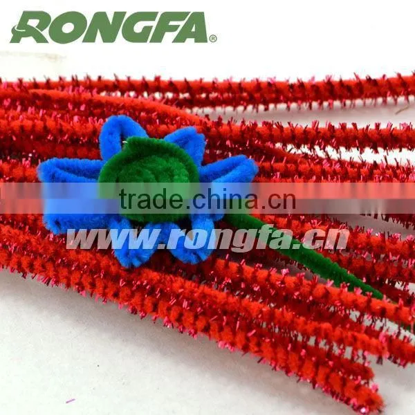colorful metallic chenille stem christmas decorative tinsel