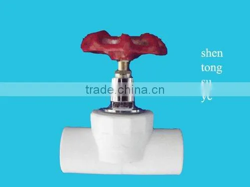High Quality PPR Valve, ppr stop valve, ppr double valve with ST8020