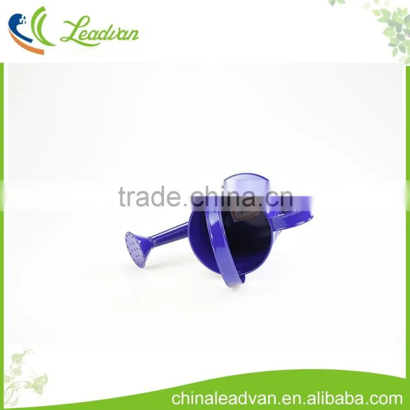 Colorful galvanized antique garden decorative small metal watering can made in china