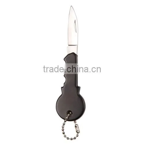 Key shape pocket knife metal foldable knife