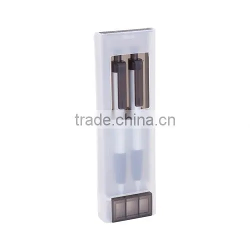 Popular ballpoint pen and mechanical pencil set in plastic box