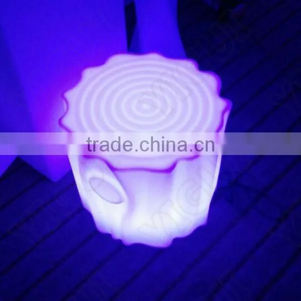 16 Color Changing Chair Party Decoration LED Light Up Cube stools