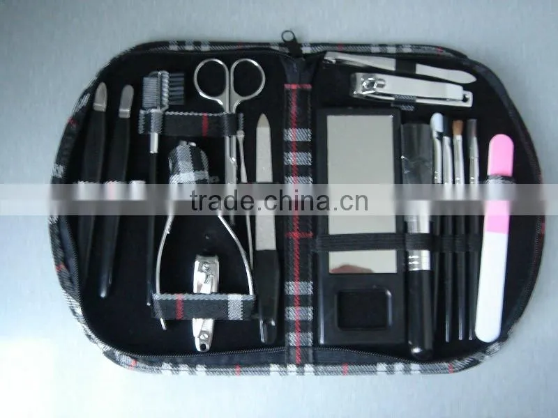 18 pcs fabric package manicure set