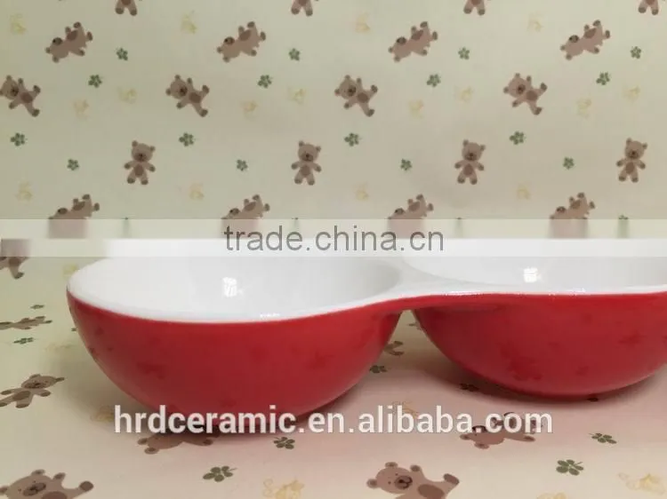 High quality Sub grid Fruit Plate and Creative Fresh Fruit Plate