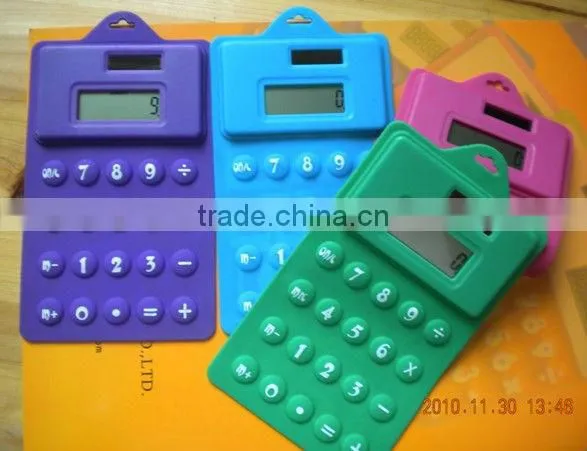 2014 new solar power silicone calculator