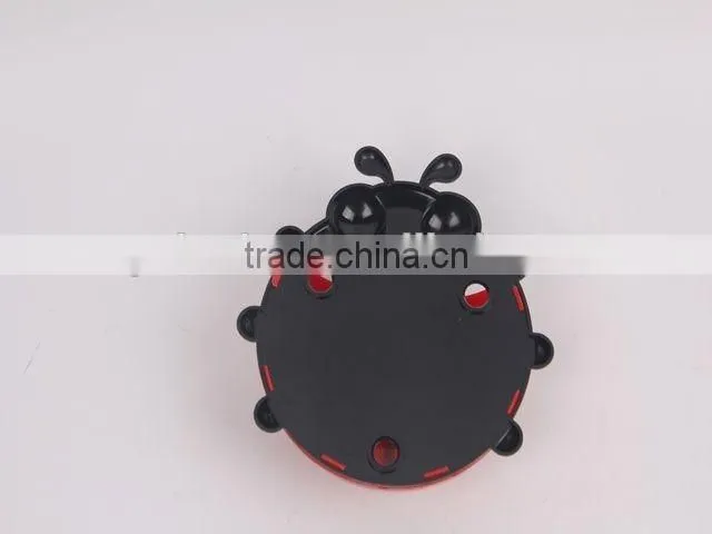 Ladybug shaped bathroom item /storage rack plastic toothbrush holder