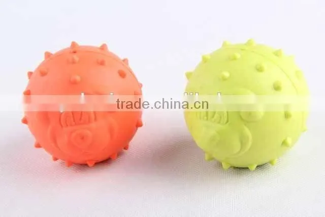 TPR pet toy colorful round ball hot sale dog toy