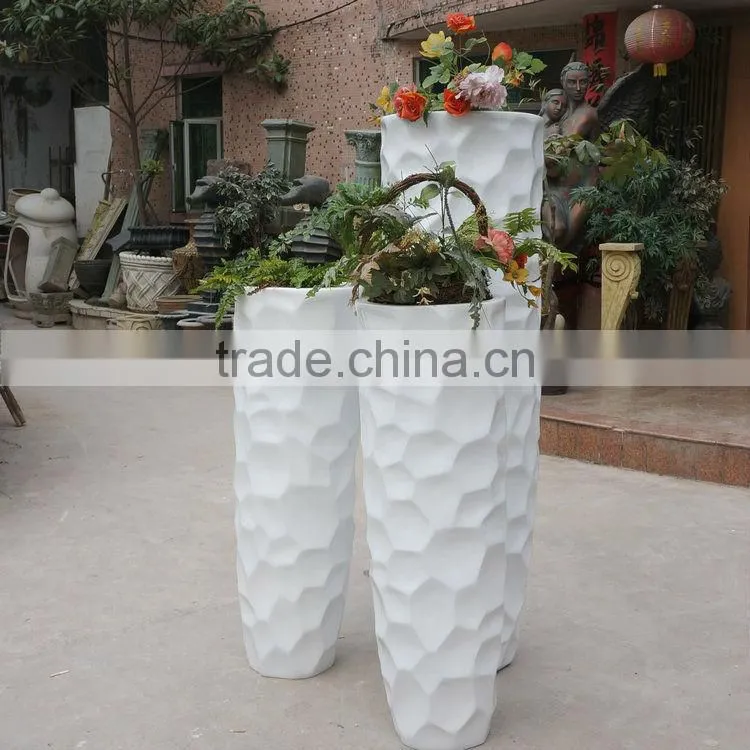 Modern garden pots