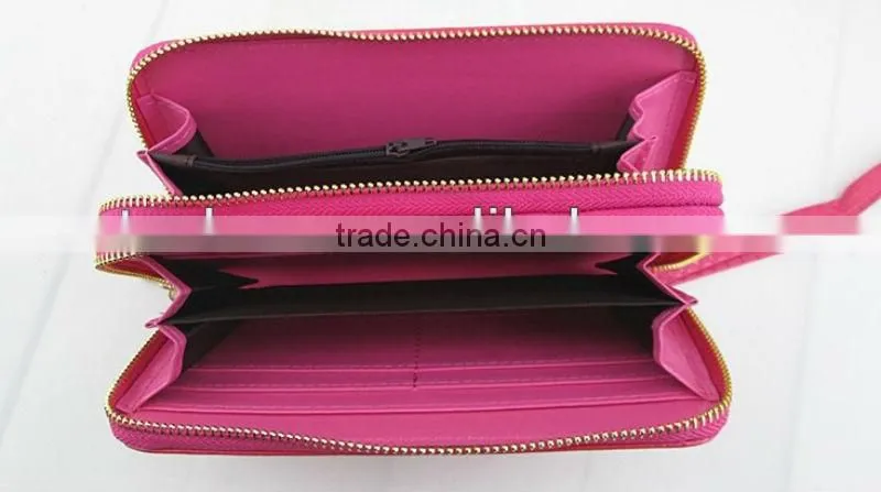 Ladies' croco Fashion PU Leather Wallet