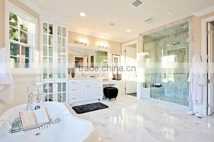 Inexpensive high gloss natural stone white china marble tile