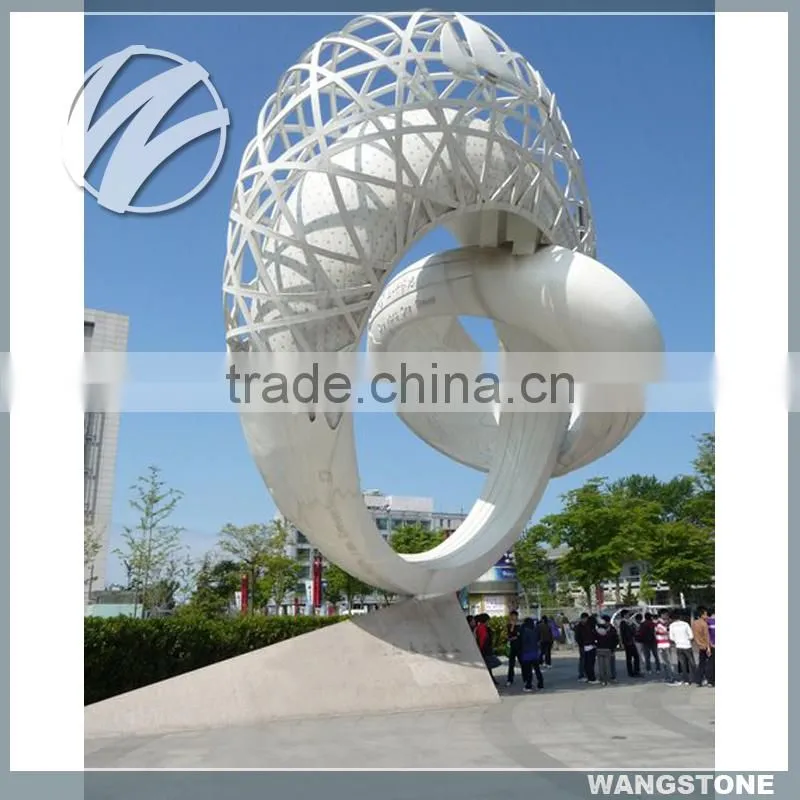 Modern abstract garden art metal sculptures