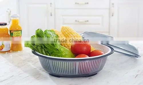 plastic oval kitchen accessories sink draining basket