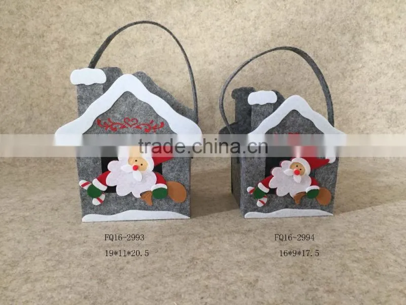 New design promotion felt shopping bag, felt christmas gift bag
