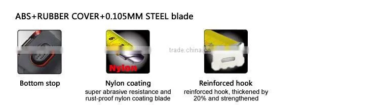 New stainless customized metric inch small measuring tape