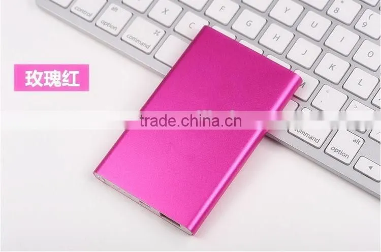 4000mAh Real Capacity Super Slim Flat Power Bank