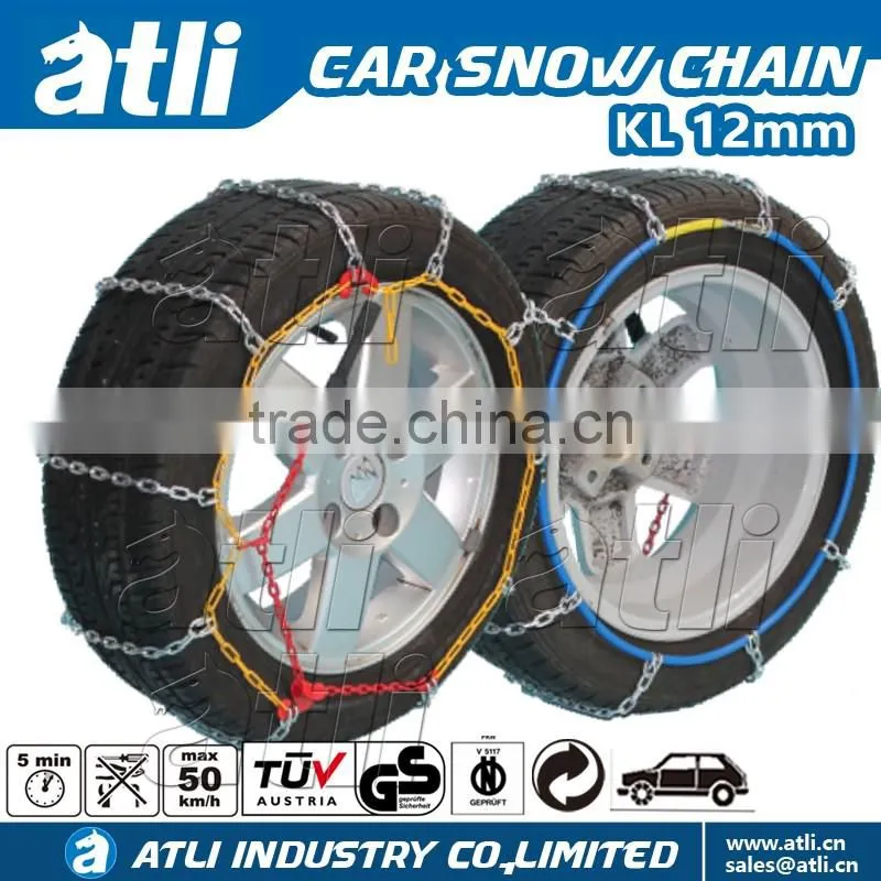ATLI KL12mm ladder pattern Quick Mounting car tire chains