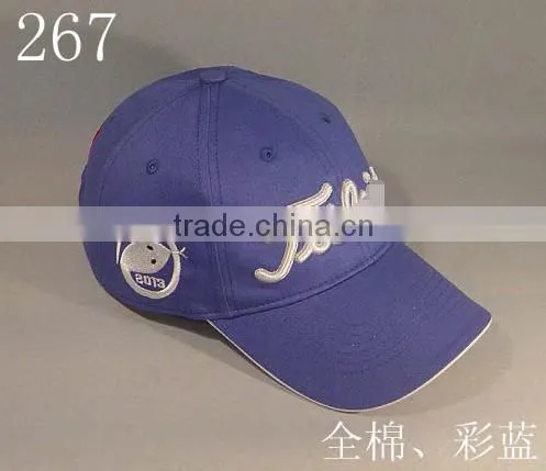 Cotton Material Sport Hats embroidered logo Golf Caps