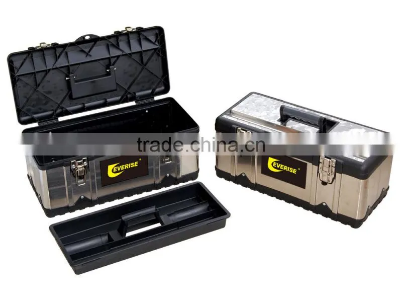 58.2x29.8x25.5cm Metal Tool Box/Stainless Steel Tool Box/Steel Toolbox