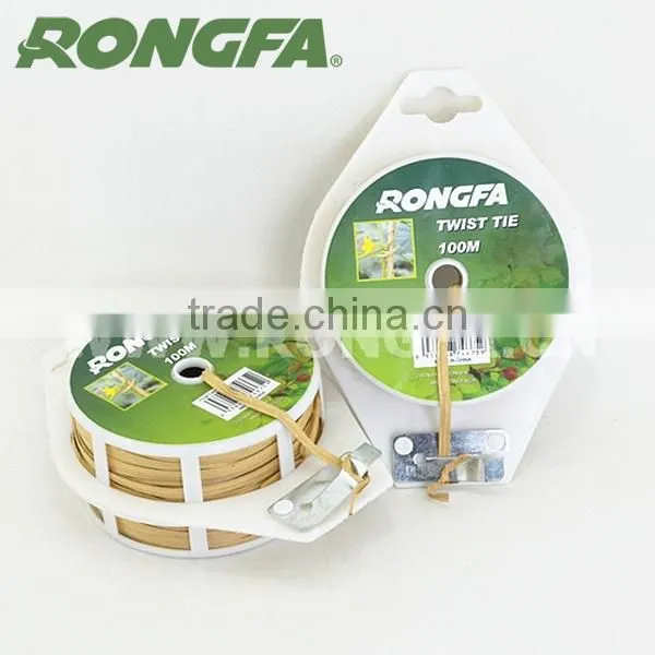 4mm width with 15cm length kraft garden agriculture paper twist tie