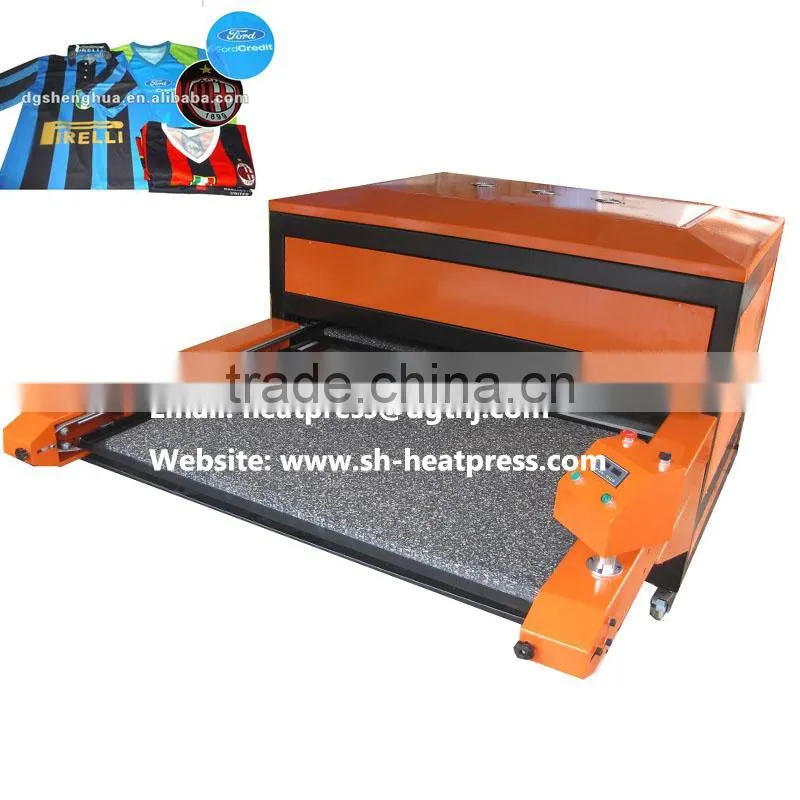 large format press heat sublimation printing jersery t shirt