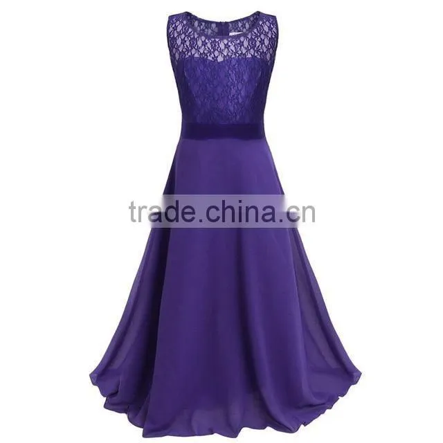 2017 Hot-sale Cute Frock Designs Child Clothes Fancy Party Girl Lace Dresses For Kids