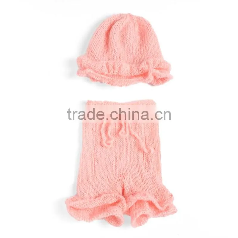 Baby Boy Photo Prop, Hat and Pants Set, Baby Outfit LBP20160218-6