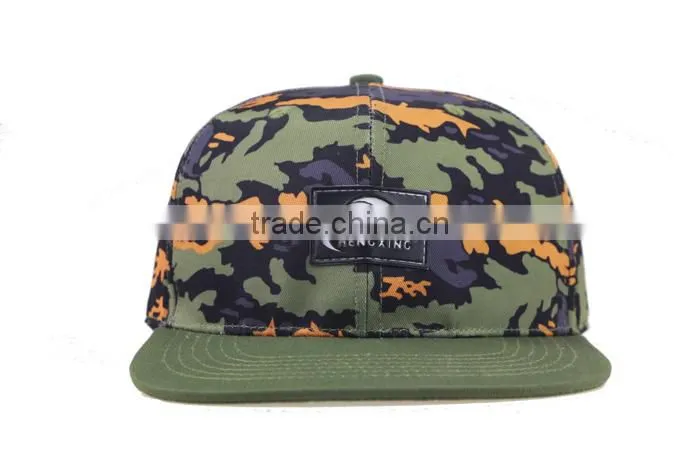 Professional tie dye snapback cap