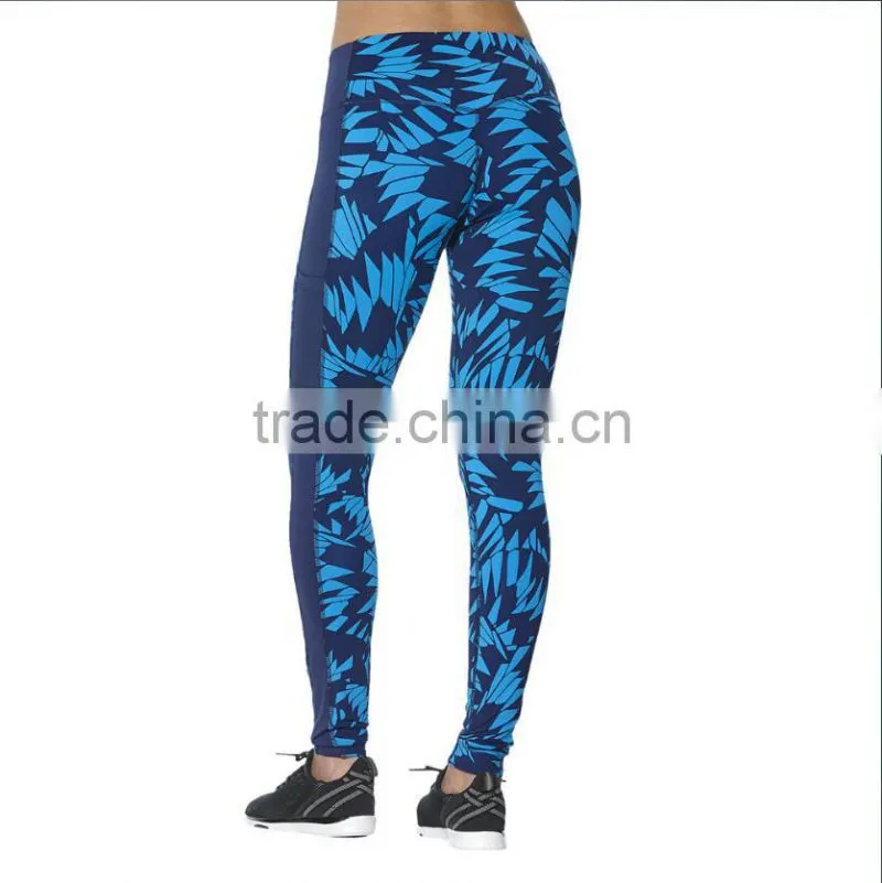 Hot Sale Womens Fitness Capris Colored Tights Custom Print Yoga Pants