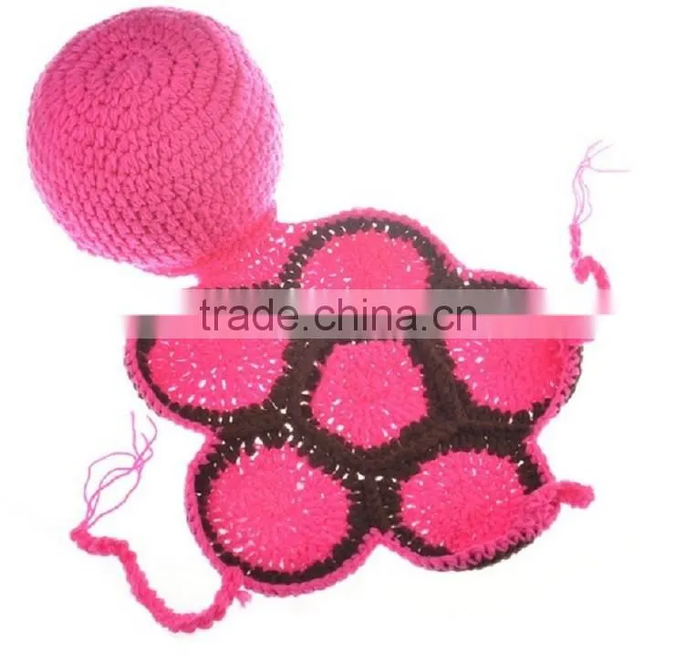 2016 new design crochet knitted handmade pet animals hat for baby