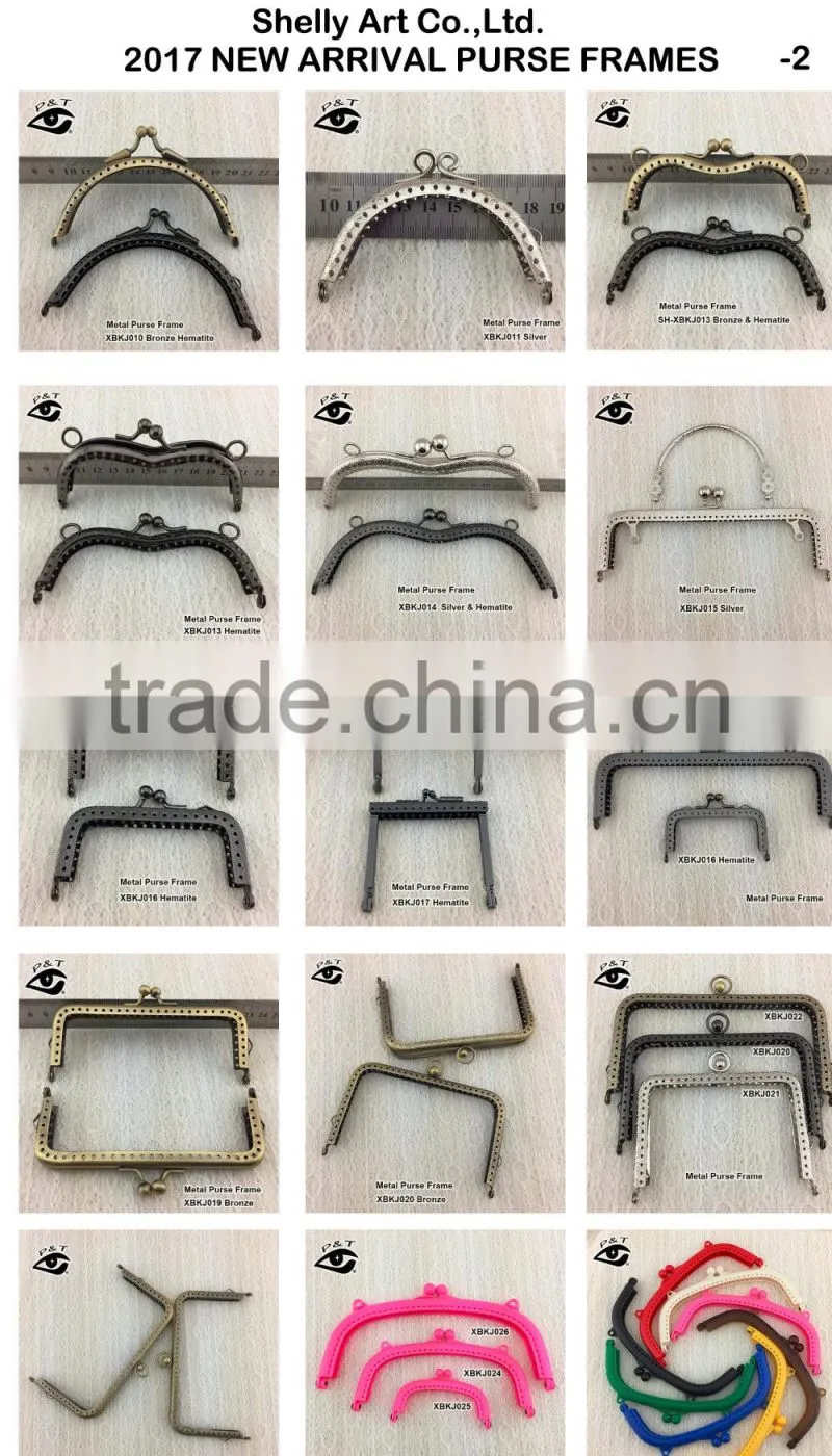 8.5cm gunmetal mini purse frame for purse