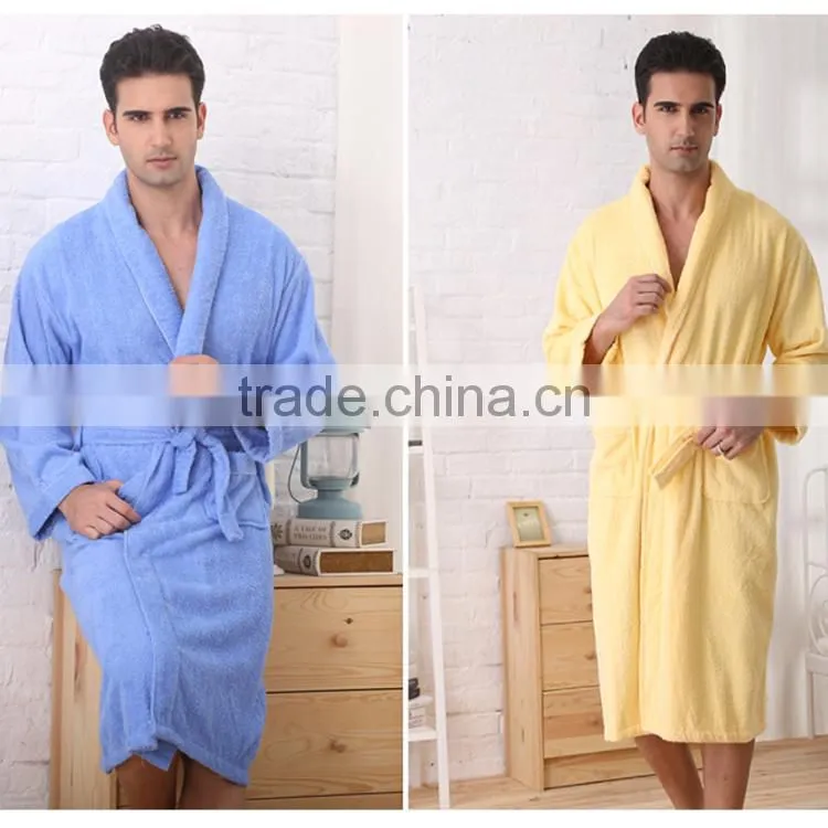 Four seasons 100% cotton terrycloth hotel bathrobe