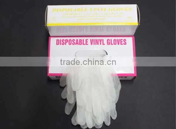 CE&ISO approved food grade processing vinyl pvc powdered & powdered free disposable gloves