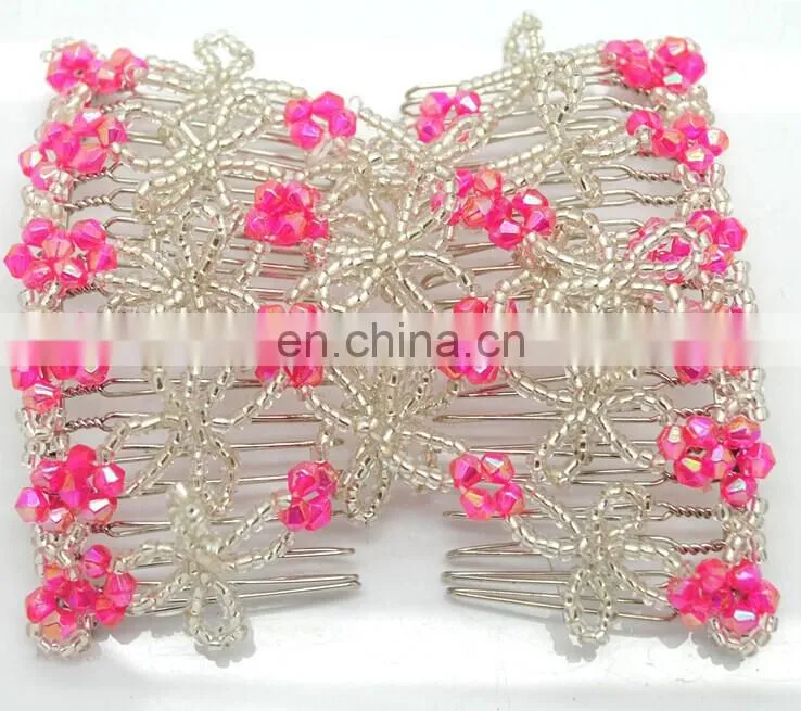Elegant women's hair accessories metal combs