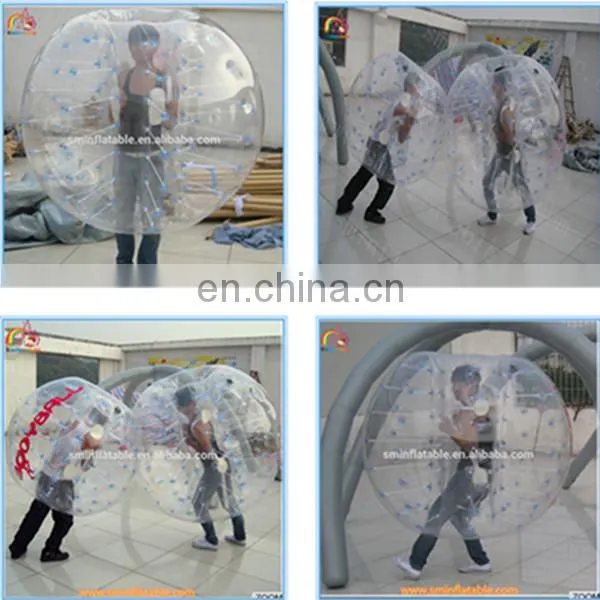 High Quality Grass Body Zorbing Ball ,kids body zorb , body bumper ball