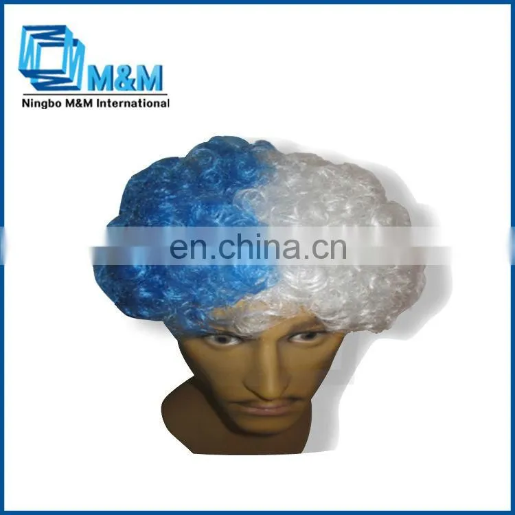 fashion Ecuador country flag design cheering wigs for fans