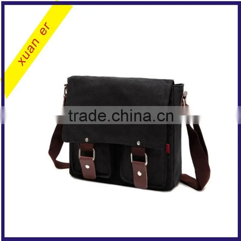 Men's Shoulder Bag Canvas Retro Messenger bag for Leisure Travel