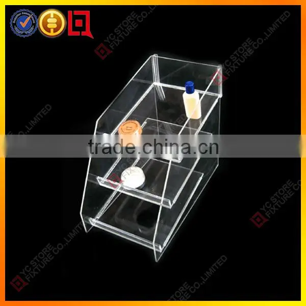 Tabletop clear acrylic cosmetic display/cosmetic organizer