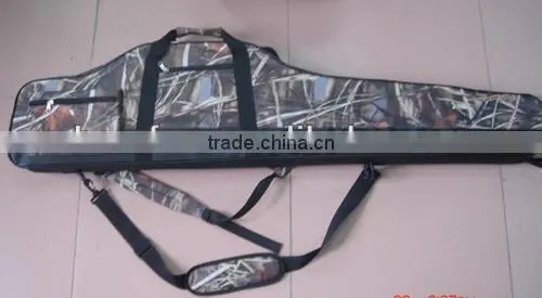 camo gun bag with sponge inside
