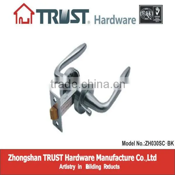 TRUST Zinc Alloy Privacy function stain chrome door handle
