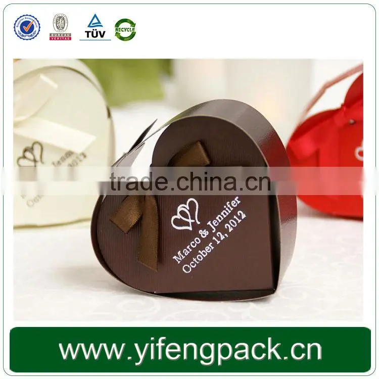 Clear plastic hearted shaped chocolate box wholesale luxury