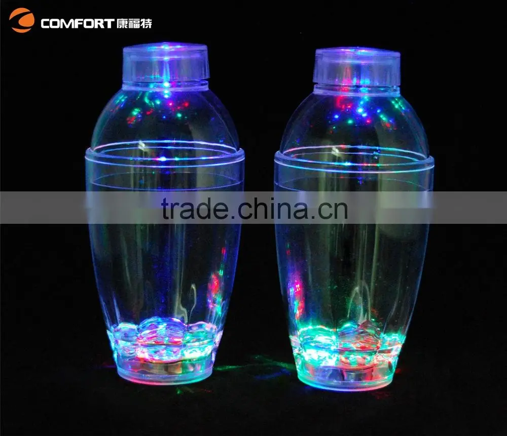 oem shenzhen China made custom luminous cocktail shaker