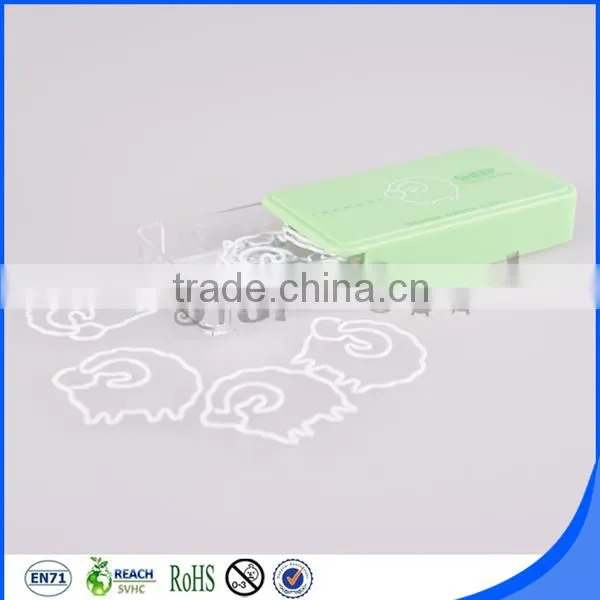 Souvenir santa claus paper clip with PET coated iron wire