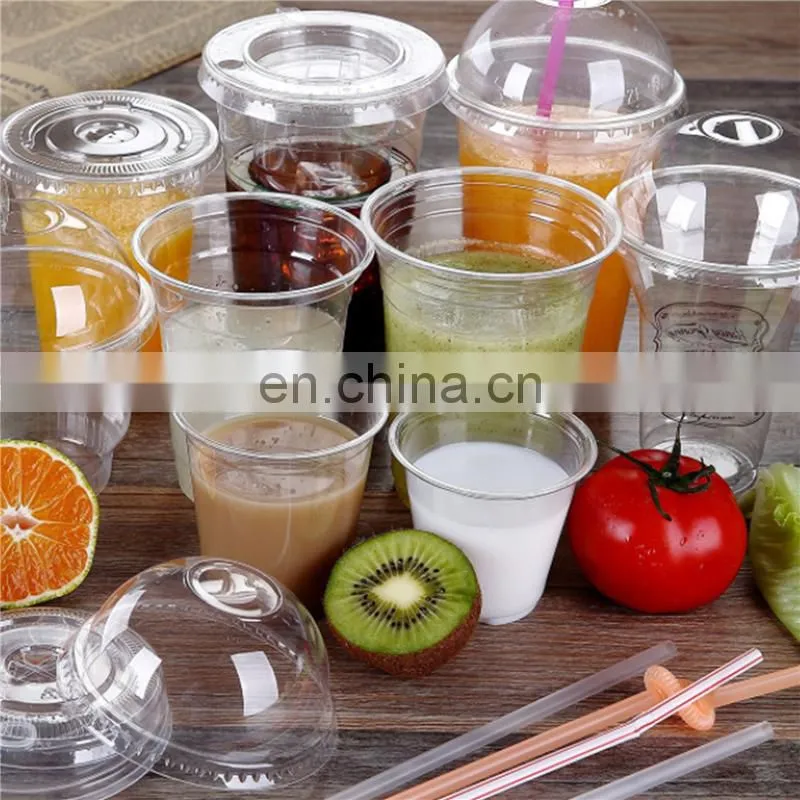 PCL450S Automatic Coco cola Plastic Cup Lid Making Machine, cold hot drink container cover forming machine with Security Cover