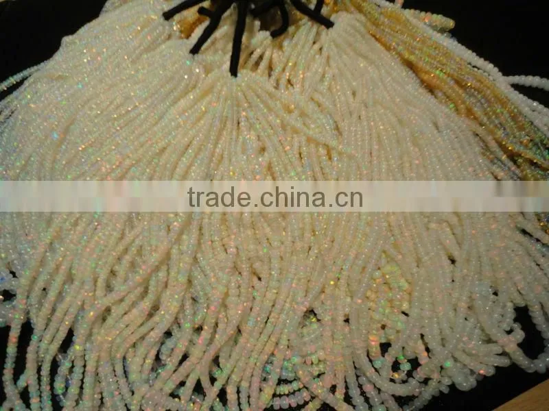Ethiopian Fire Opal roundel Beads strands Cabs cabochon semi precious stones