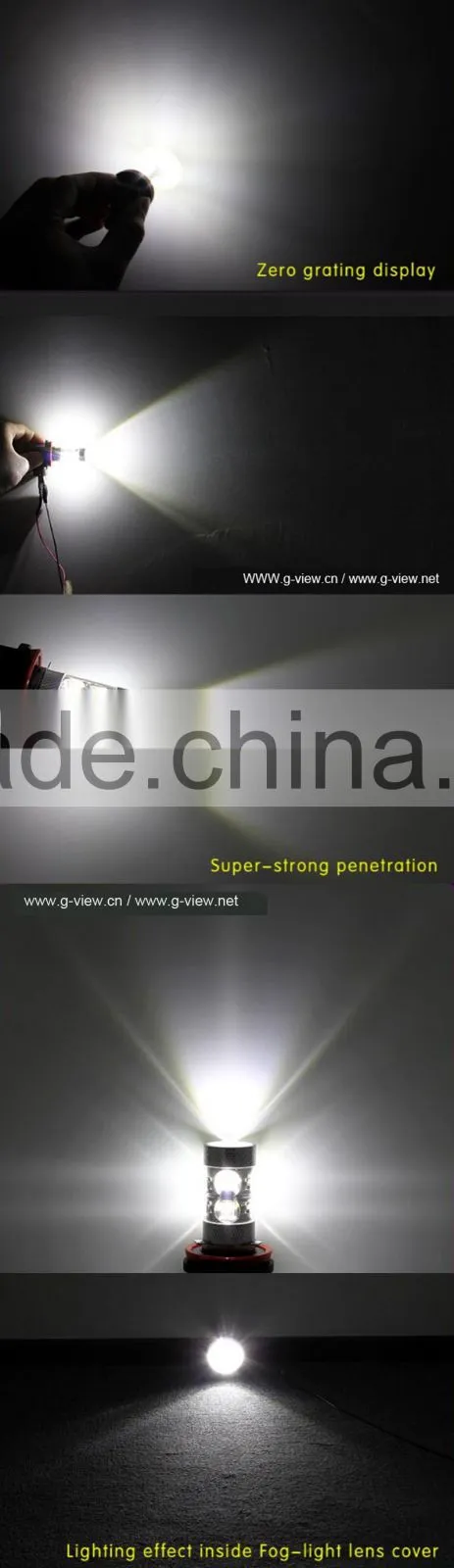 high power led car fog lamp light h11 80w