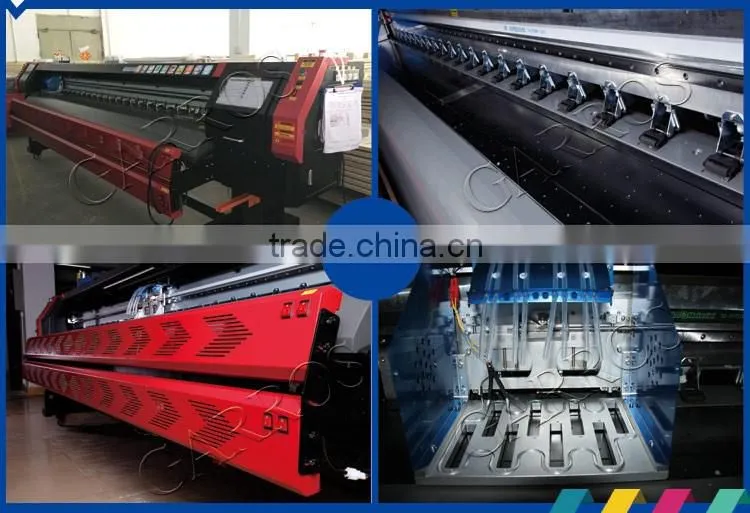3.2m Speedy Solvent Printing Machinery Garros G5 With Konica KM512i 30pl Heads,240sqm/h