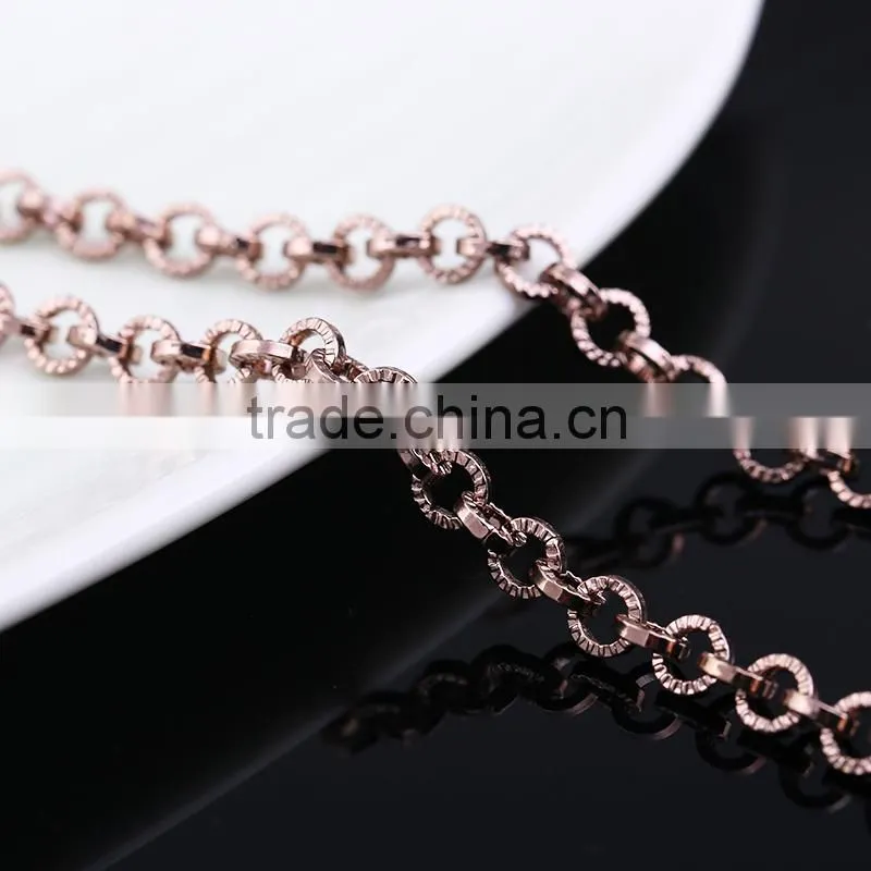 Ornate jewelry chain decorative chain /coffee gold plated necklace