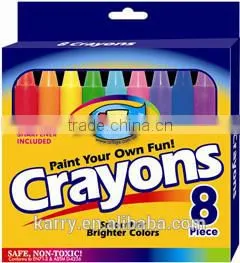 Mini 6 Pens Crayons 0.66 Cm In Diameter B0017
