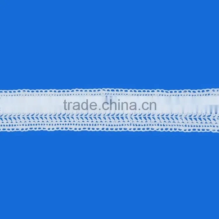 China supply small leaf shape water solube chemical mesh embroidered lace trim